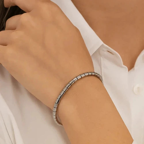 Bracelet_Bambou_Carre_acier_inox_argente