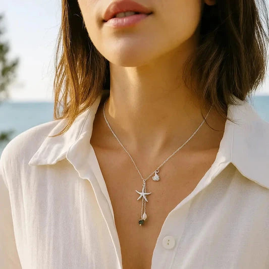 Collier_Aquamarine-argent-etoiles-de-mer