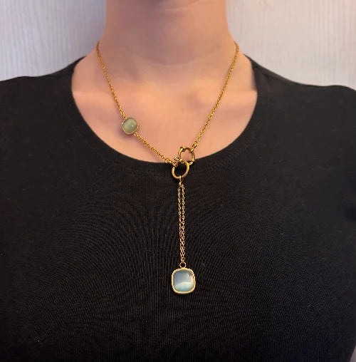 Bijou Celia acier inoxydable fermoir a bascule