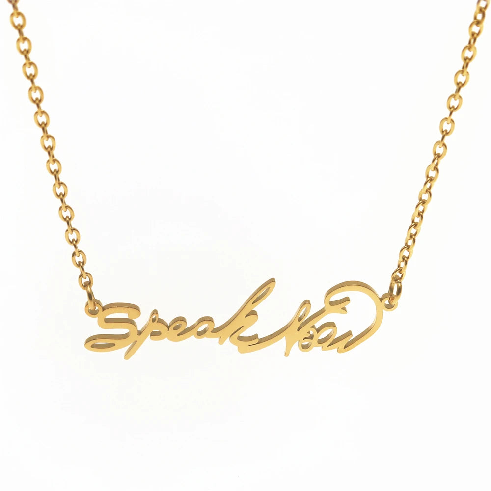 Collier doré atylor swift speaknow