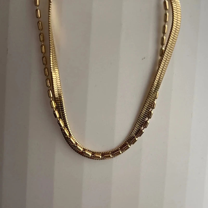 Douceline - Bracelet femme double maille AMILINE