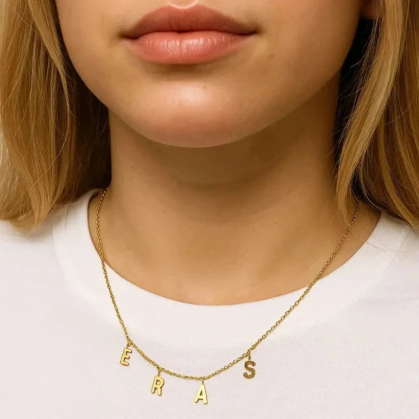 Collier Eras acier inoxydable doré