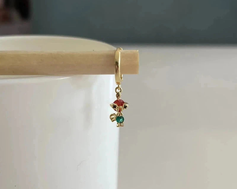 Accessoire piercing femme cuivre or 14 carats