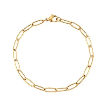 bracelet doré lisette maille cheval
