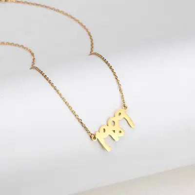 1989 - Collier lovers ❤️ Acier Inoxydable AMILINE