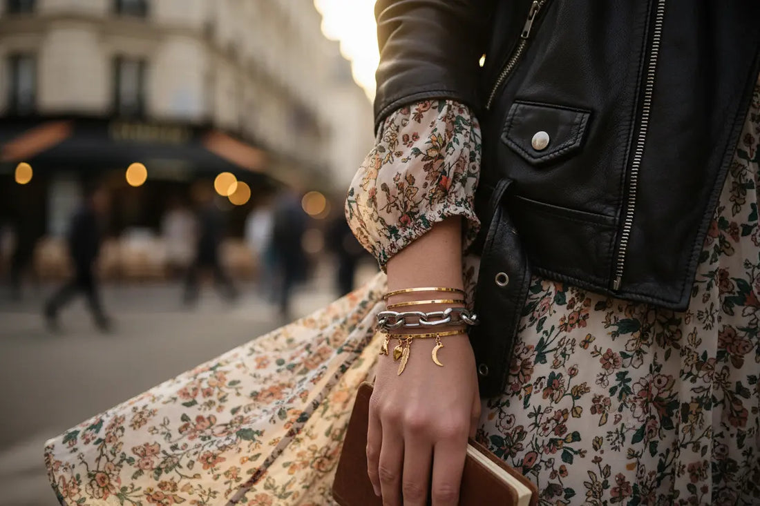 Bracelet acier inoxydable pour un look rock ou bohème ?