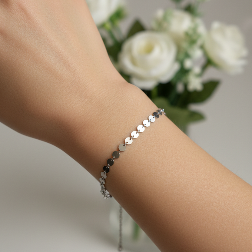 Bracelet acier inoxydable pour anniversaire ou fête des mères