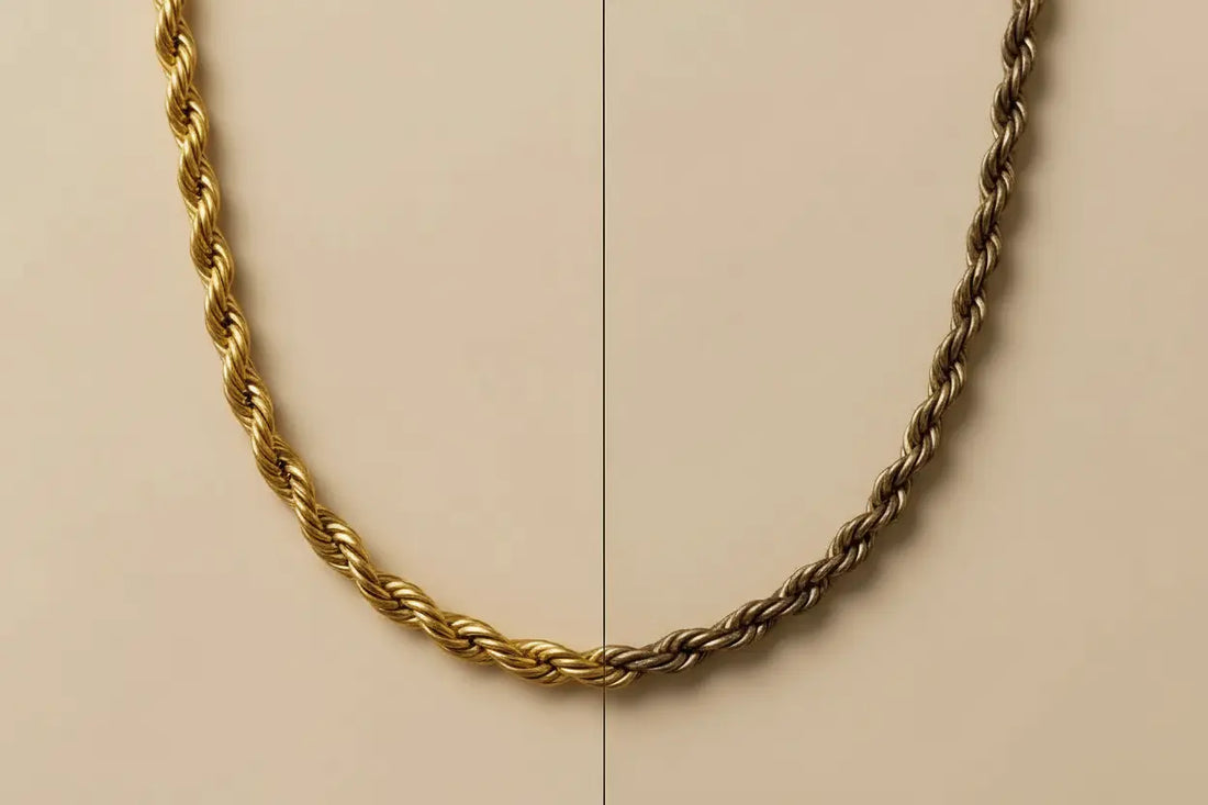 Que faire si un collier acier se ternit ou change de teinte ?