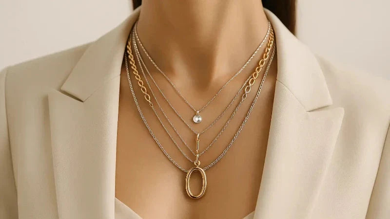 Idées de looks avec un collier acier inoxydable