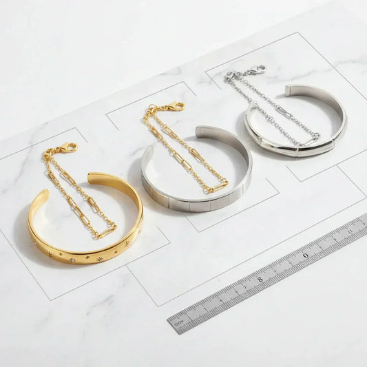 Types acier inox bracelets