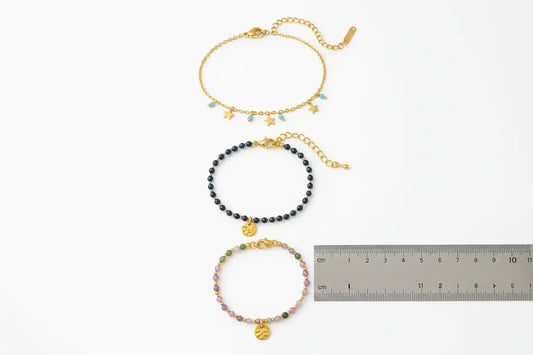 Guide des tailles et longueurs pour bracelet femme en acier