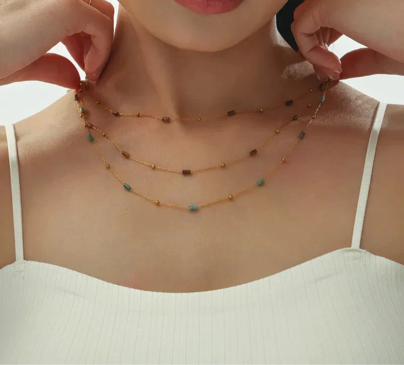 collier en pierre naturelle pour femme - amilinebijoux