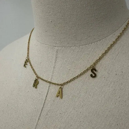 collier ERAS doré acier
