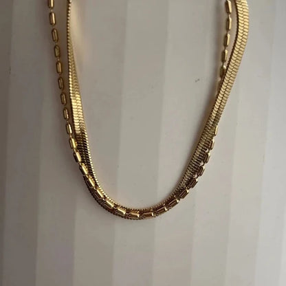 Douceline - Bracelet femme double maille AMILINE