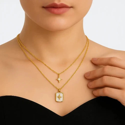 Collier Camille porté élégant femme