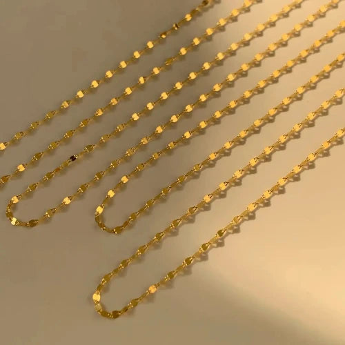 Collier Liv ras de cou acier inoxydable dore

