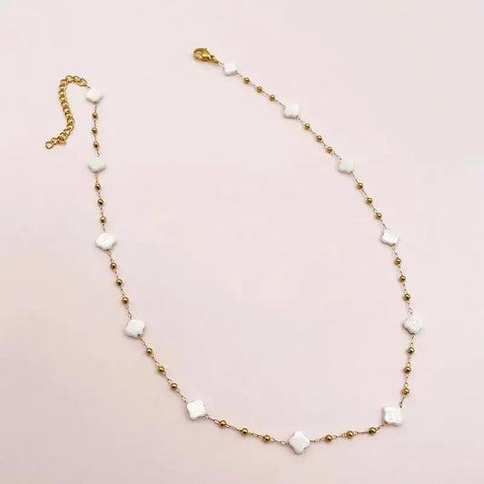 Collier_Playa_longueur_ajustable_nacre_et_trefle