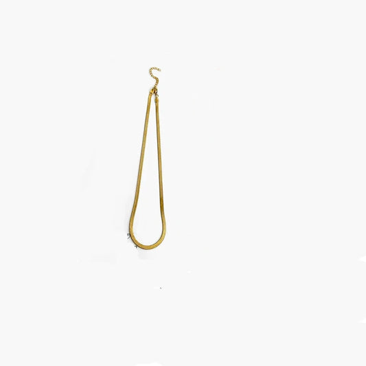 Collier Serpentine ras du cou acier inoxydable 316L
