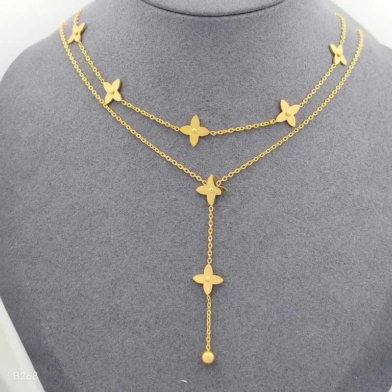 collier-inoxydable-argenté-doré-forme-y