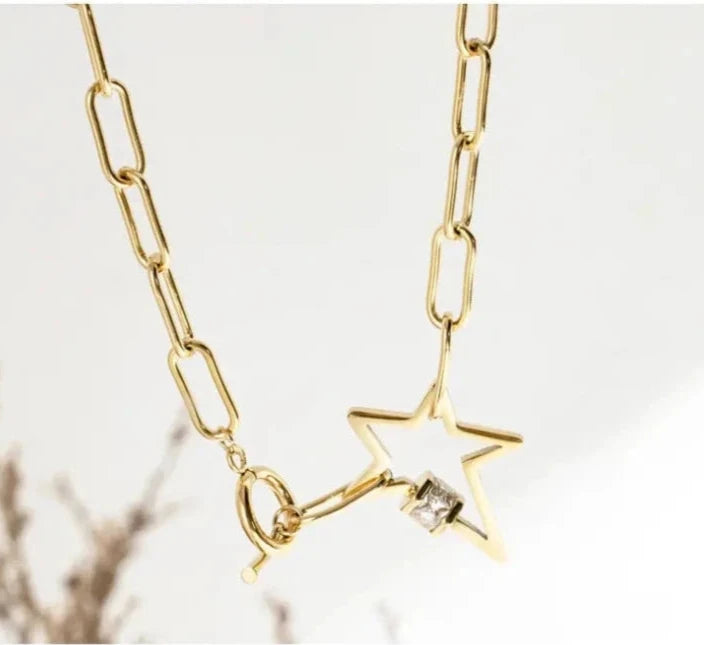 Collier femme acier inoxydable