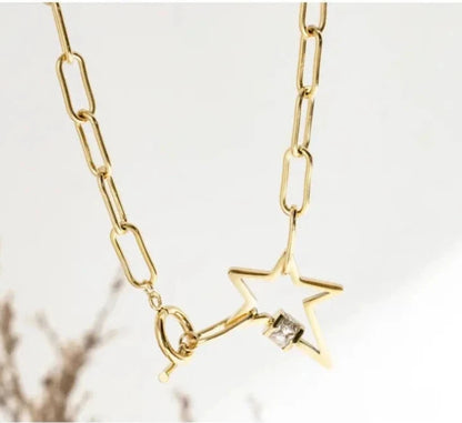 Collier femme acier inoxydable