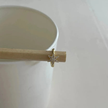 Accessoire piercing femme cuivre or 14 carats