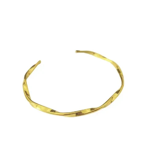 bracelet jonc doré Chloé