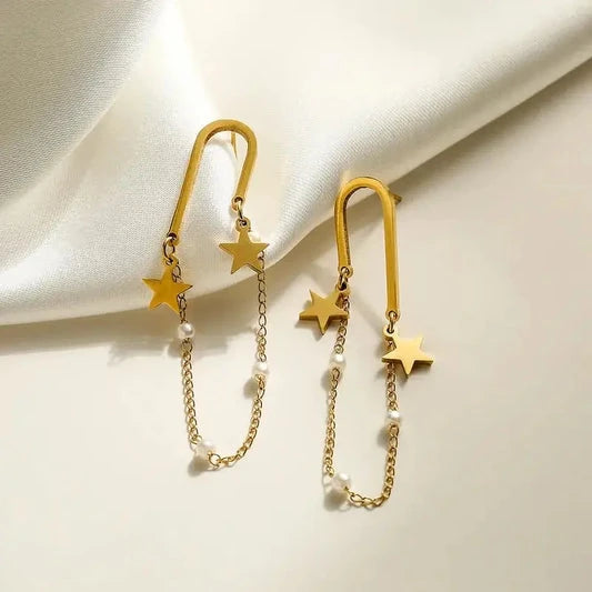 Boucles_oreilles_acier_dore_perle