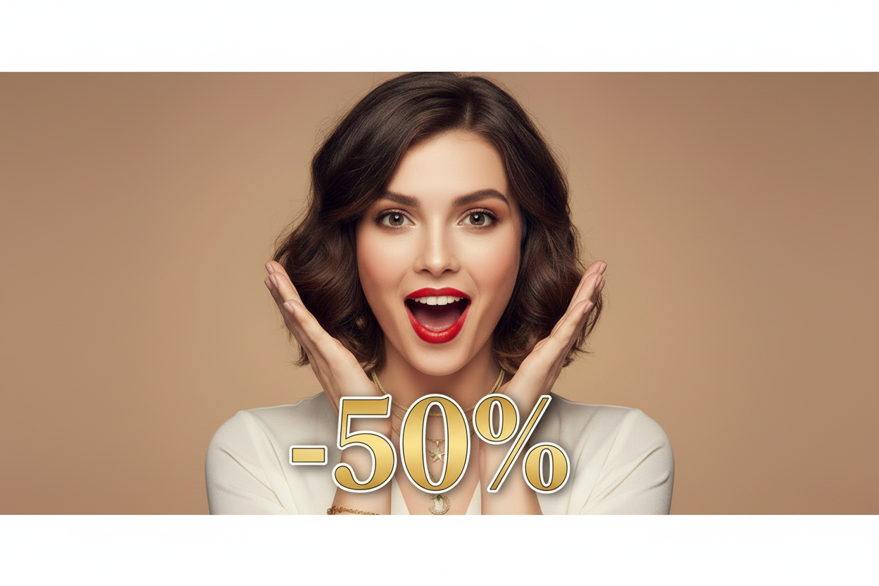 Bannière -50% optimisée