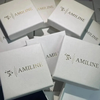 Boîte cadeau éco-responsable pour bijoux en carton recyclé certifié FSC - AMILINE
