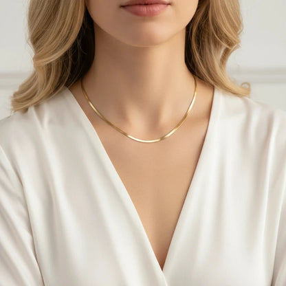 collier ras de cou acier inoxydable