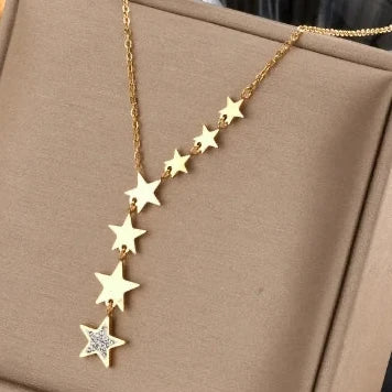 collier riviere d etoiles 