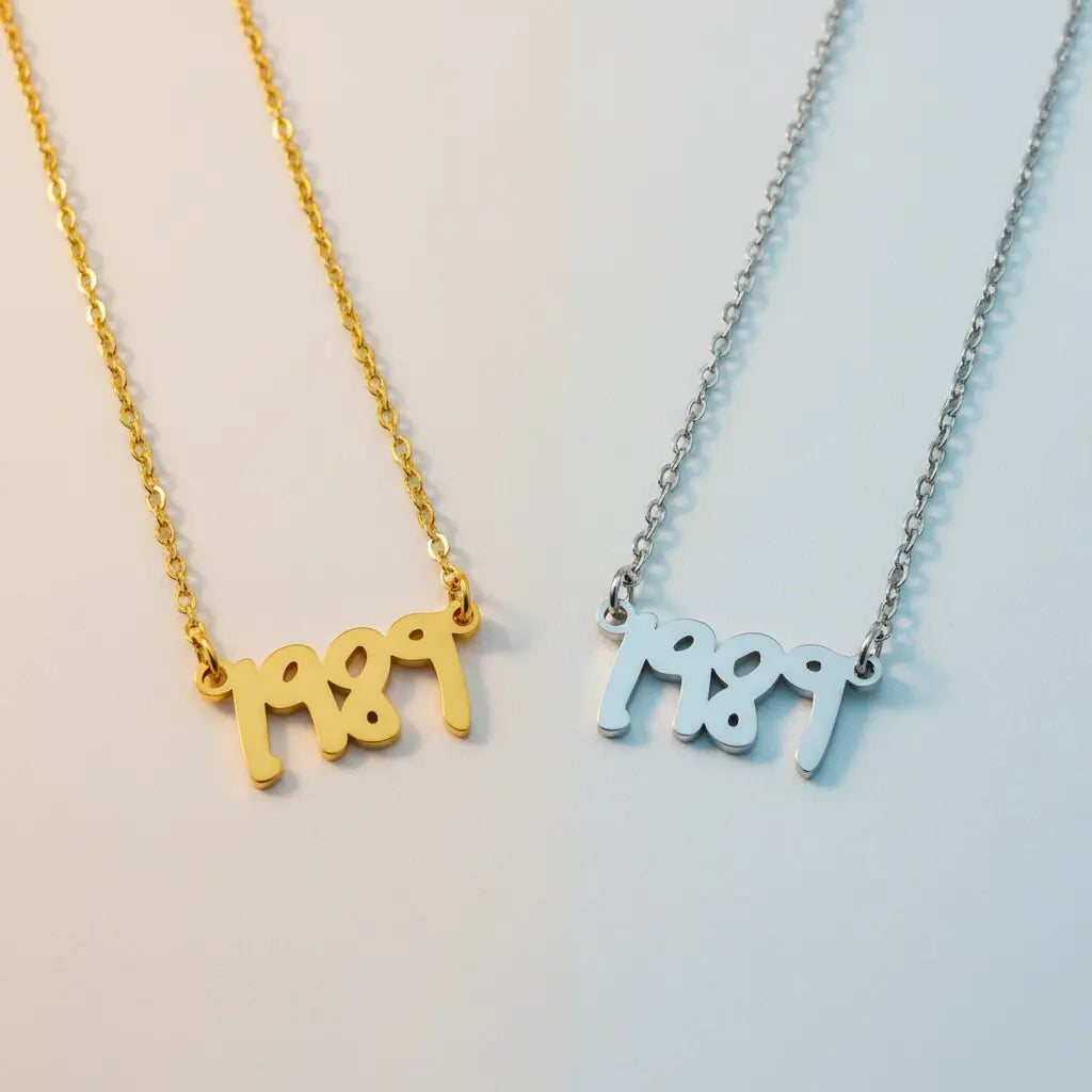 colliers-1989-acier-inoxydable-or-et-argent