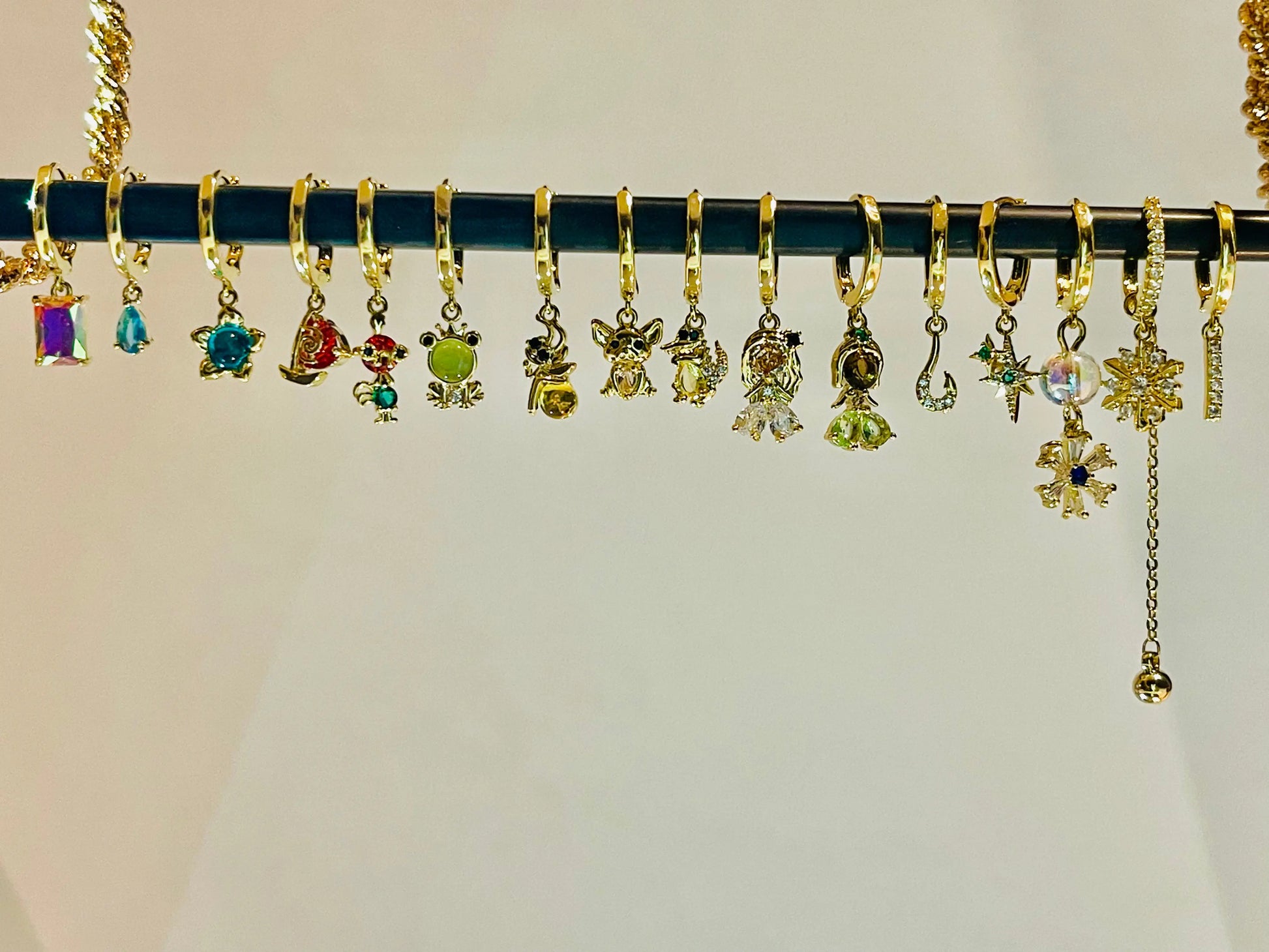 bijoux mix suspendus 