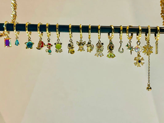 bijoux mix suspendus 