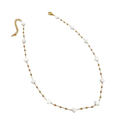 Playa - Collier Trèfle & Nacre AMILINE
